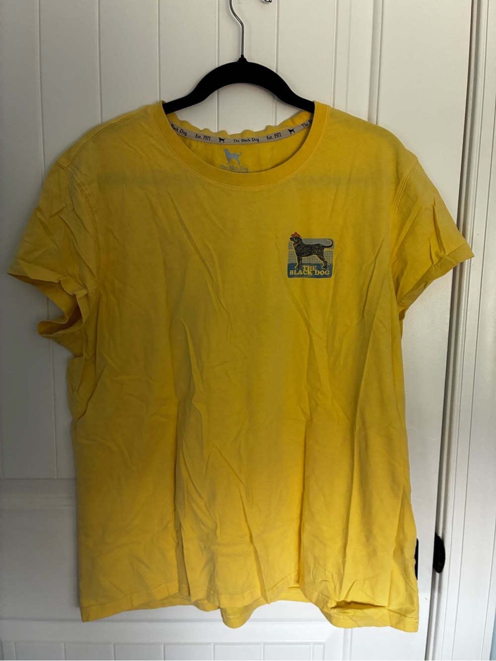 The Black Dog Bright Yellow Women’s Short Sleeve Tee